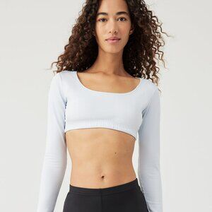 Outdoor Voices Sculpt Long Sleeve Crop Top